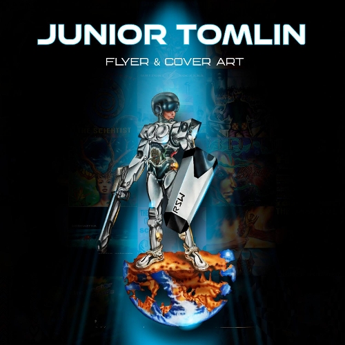 Бумажная книга «Junior Tomlin: Flyer & Cover Art», автор Джуниор Томлин - фото №1