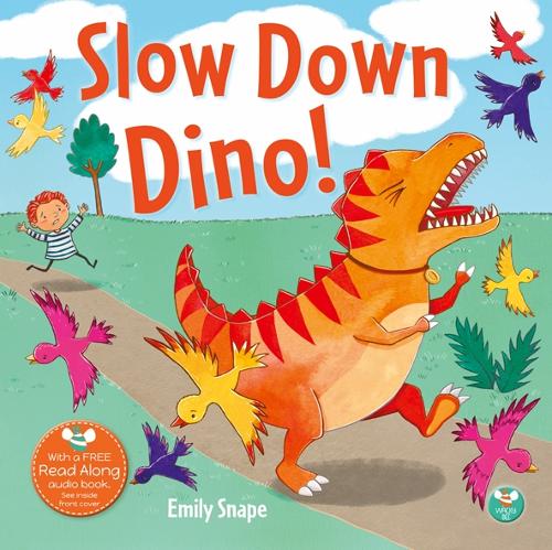 Паперова книга «Slow Down Dino», автор Емілі Снейп - фото №1