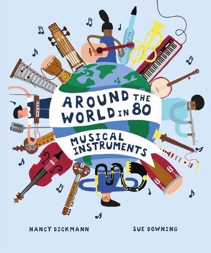 Бумажная книга «Around the World in 80 Musical Instruments» - фото №1
