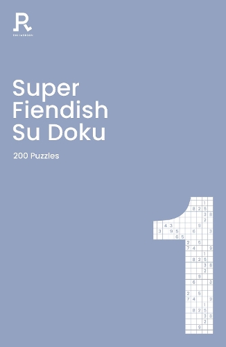 [object Object] «Super Fiendish Su Doku Book 1: a fiendish sudoku book for adults containing 200 puzzles», автор Richardson Puzzles and Games - фото №1