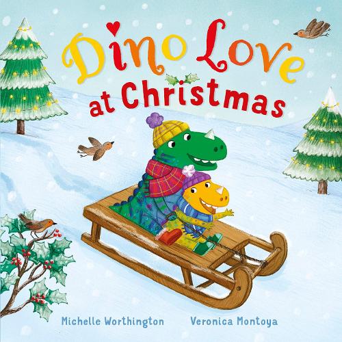 Бумажная книга «Dino Love at Christmas», автор Мишель Уортингтон - фото №1