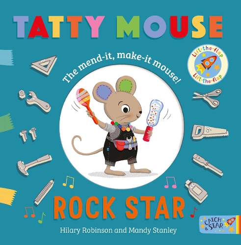 Паперова книга «Tatty Mouse Rock Star», автор Хіларі Робінсон - фото №1