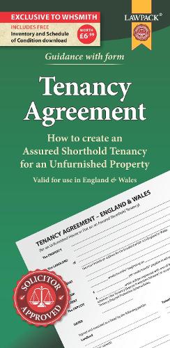 Бумажная книга «Unfurnished Tenancy Agreement Form Pack: How to Create a Tenancy Agreement for an Unfurnished House or Flat in England», автор Лоупак - фото №1