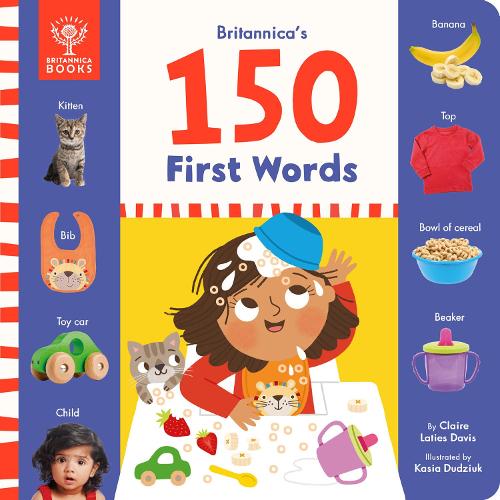 Паперова книга «Britannica's 150 First Words», автор Клер Латієс Девіс - фото №1