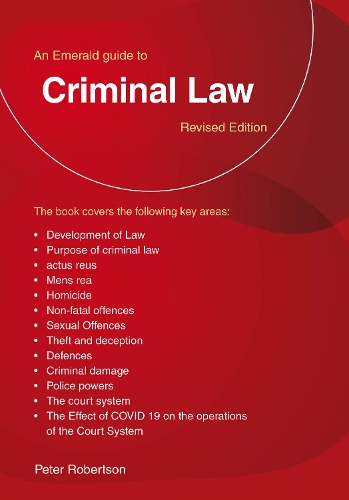 Бумажная книга «Criminal Law», автор Питер Робертсон - фото №1