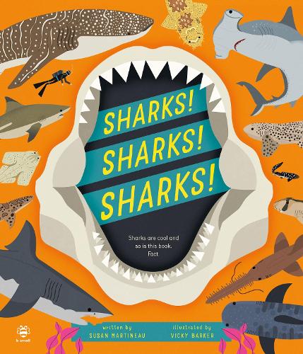 Паперова книга «Sharks! Sharks! Sharks!: Sharks are Cool and So is This Book. Fact.», автор Сюзан Мартіно - фото №1