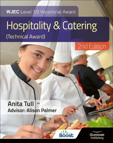 [object Object] «WJEC Level 1/2 Vocational Award Hospitality and Catering (Technical Award) – Student Book – Revised Edition», авторов Элисон Палмер, Анита Тулл - фото №1