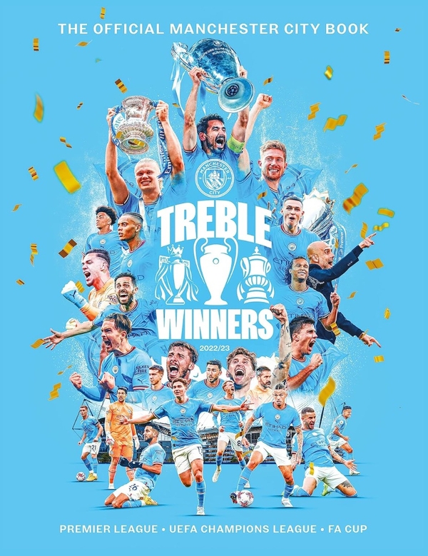 Бумажная книга «Treble Winners: Manchester City 2022-23. The Official Book» - фото №1