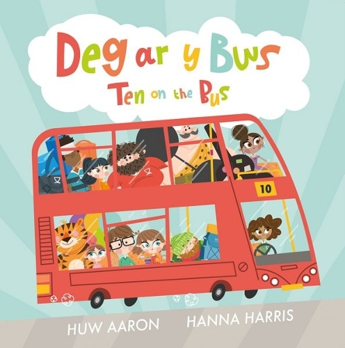 Бумажная книга «Deg ar y Bws / Ten on the Bus», автор Хью Аарон - фото №1