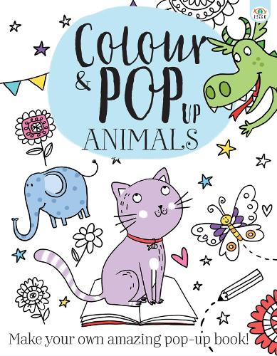 Бумажная книга «Colour & Pop Up Animals», автор Элизабет Голдинг - фото №1