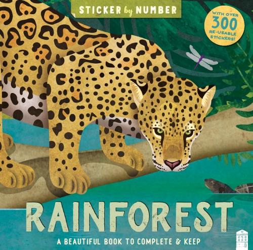 Паперова книга «Sticker By Number Rainforest: Sticker By Number», автор Кет Джуітт - фото №1
