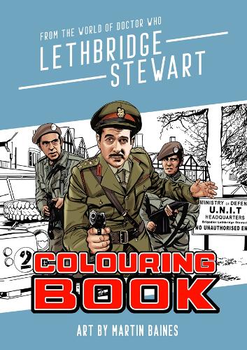 Паперова книга «Lethbridge-Stewart Colouring Book», автор Мартін Бейнс - фото №1