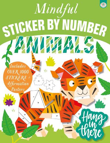 [object Object] «Mindful Sticker by Number Animals», автор Ева Робертсон - фото №1