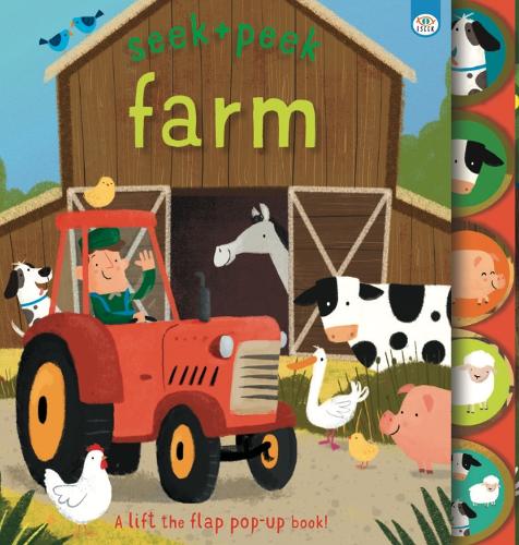 Бумажная книга «Seek + Peek Farm», автор Антон Пуатье - фото №1