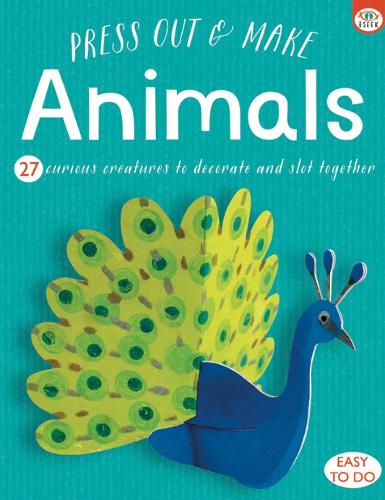 Бумажная книга «Press Out & Make Animals», автор Антон Пуатье - фото №1