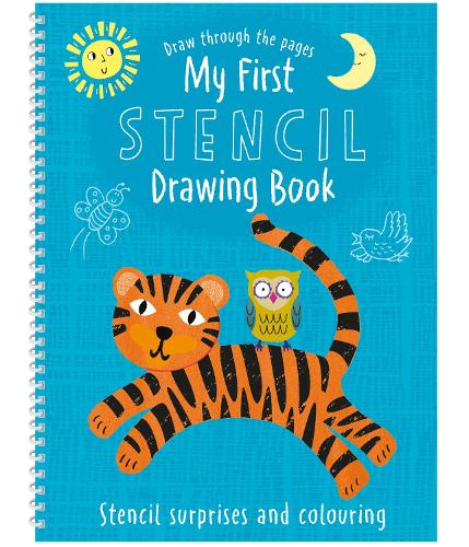 Бумажная книга «My First Stencil Drawing Book», автор Антон Пуатье - фото №1