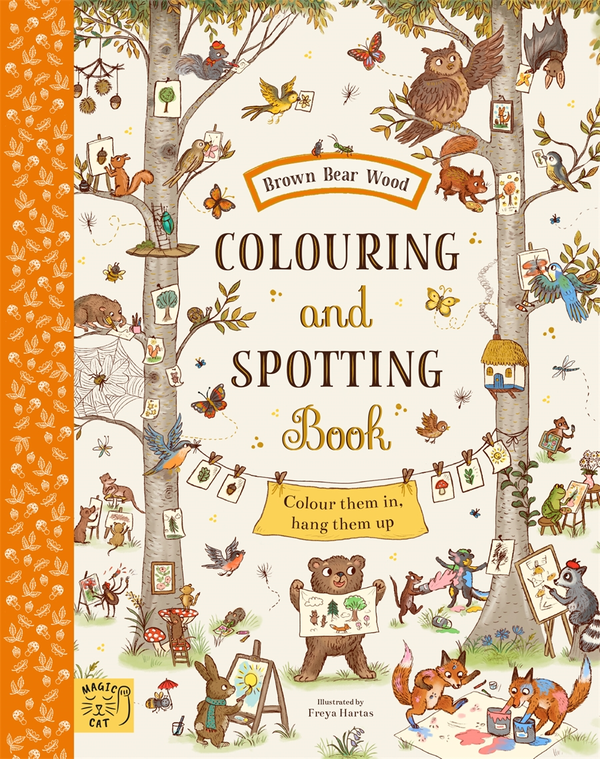 Бумажная книга «Brown Bear Wood. Colouring and Spotting Book. Colour them in, hang them up!» - фото №1