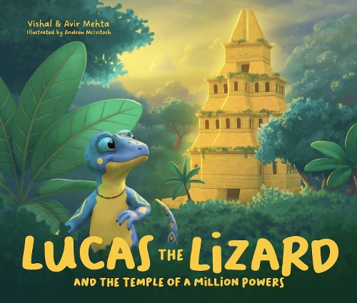 Paper book «Lucas the Lizard and the Temple of a Million Powers», author Avir Mehta - фото №1