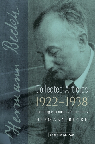 Бумажная книга «Collected Articles, 1922-1938: Including Posthumous Publications», автор Герман Бекх - фото №1