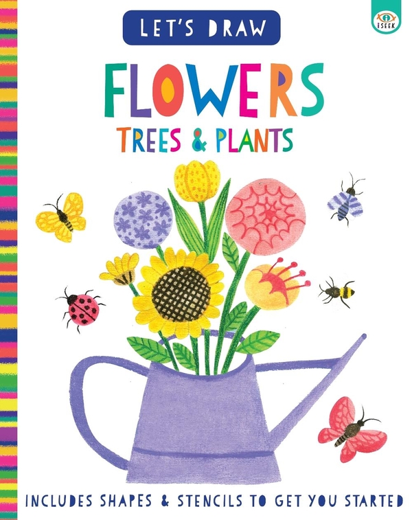 [object Object] «Let's Draw Flowers», автор Елізабет Голдінг - фото №1
