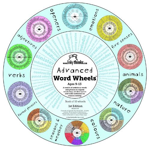 Бумажная книга «LinkyThinks Advanced Word Wheel Book (9-13 years)», автор Александр Розенберг - фото №1