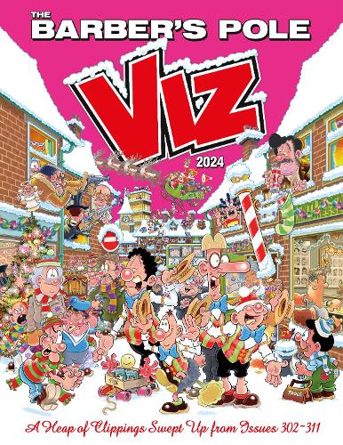 Бумажная книга «Viz Annual 2024: The Barber's Pole: A Heap of Clippings Swept Up from Issues 302-311», автор Журнал Viz - фото №1