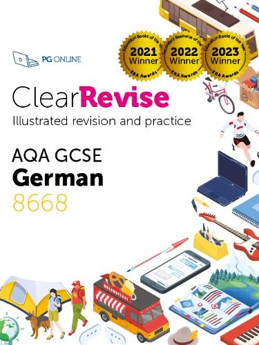 Бумажная книга «ClearRevise AQA GCSE German 8662: Foundation and Higher», автор PG Online - фото №1