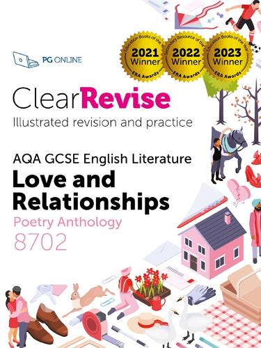 Бумажная книга «ClearRevise AQA GCSE English Literature: Love and relationships, Poetry Anthology 8702», автор PG Online - фото №1