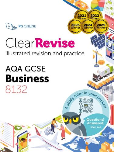 Паперова книга «ClearRevise AQA GCSE Business 8132», автор PG Online Ltd - фото №1