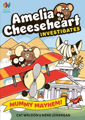 Бумажная книга «Amelia Cheeseheart Investigates: Mummy Mayhem», автор Кэт Уэлдон - фото №1