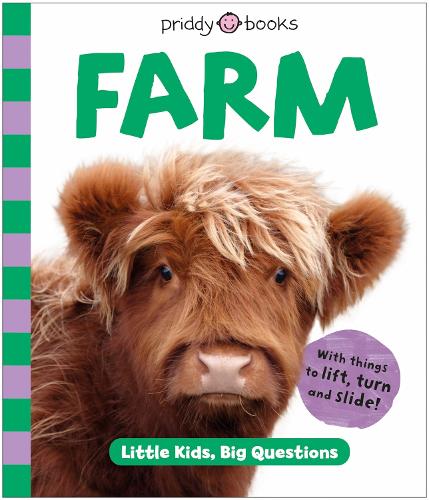 Паперова книга «Little Kids Big Questions Farm», авторів Priddy Books, Роджер Прідді - фото №1
