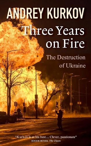 Бумажная книга «Three Years On Fire», автор Андрей Курков - фото №1