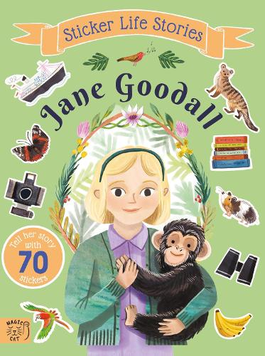 Бумажная книга «Jane Goodall: An inspiring sticker story about curiosity and courage», автор Иви Дайе - фото №1