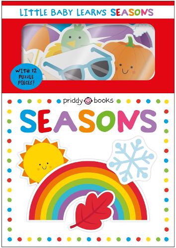Бумажная книга «Little Baby Learns Seasons: With 12 puzzle pieces!», автор Priddy Books - фото №1