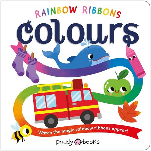 Паперова книга «Rainbow Ribbons: Colours: Watch the magic rainbow ribbons appear!», автор Priddy Books - фото №1