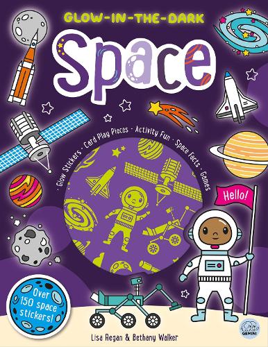 [object Object] «Glow-in-the-Dark Space Sticker Activity», автор Лайза Риган - фото №1
