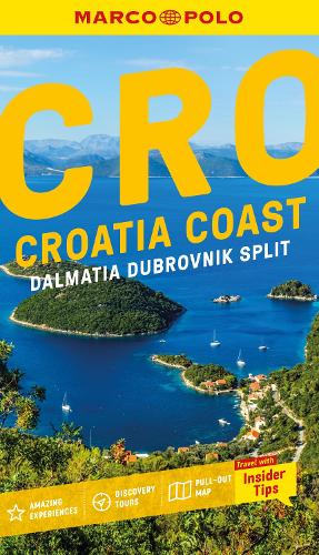 Бумажная книга «Croatia Coast Marco Polo Pocket Travel Guide - with pull out map: Dalmatia, Dubrovnik and Split», автор Марко Поло - фото №1