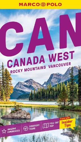 Паперова книга «Marco Polo Canada West Pocket Travel Guide: Pull-out Map | Local Knowledge | Covers: Vancouver, Rocky Mountains, Victoria, Banff and more», автор Марко Поло - фото №1