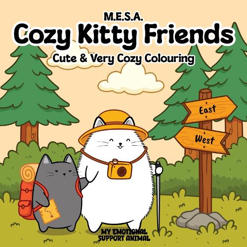 Бумажная книга «Cozy Kitty Friends: Cute & Very Cozy Colouring», автор M.E.S.A - фото №1