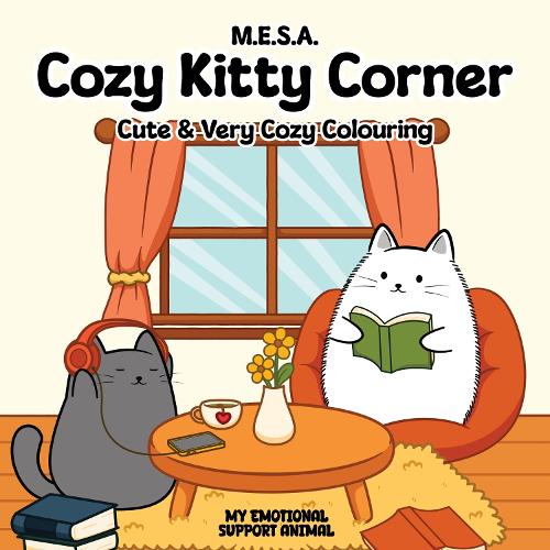 Бумажная книга «Cozy Kitty Corner: Cute & Very Cozy Colouring», автор M.E.S.A - фото №1