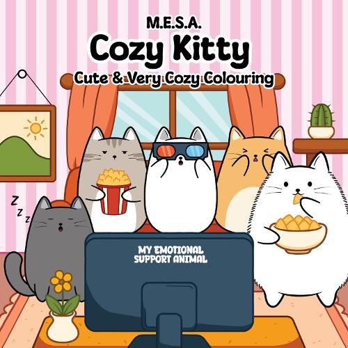 Бумажная книга «Cozy Kitty: Cute & Very Cozy Colouring», автор M.E.S.A - фото №1