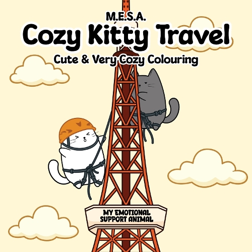 Бумажная книга «Cozy Kitty Travel: Cute and Very Cozy Colouring», автор M.E.S.A - фото №1