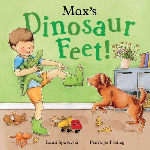 Паперова книга «Max's Dinosaur Feet», автор Лана Спасевскі - фото №1