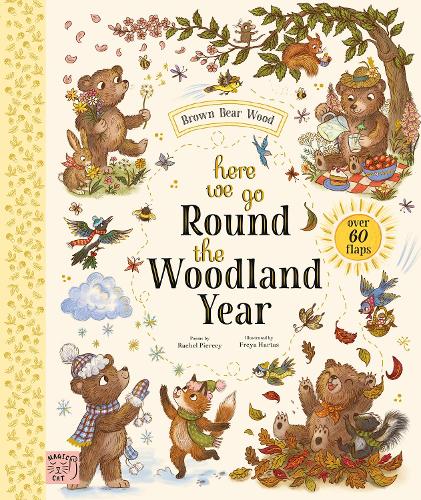 Бумажная книга «Brown Bear Wood: Here We Go Round the Woodland Year: A Lift-the-Flap Book (With Over 60 Flaps)», автор Рейчел Пирси - фото №1