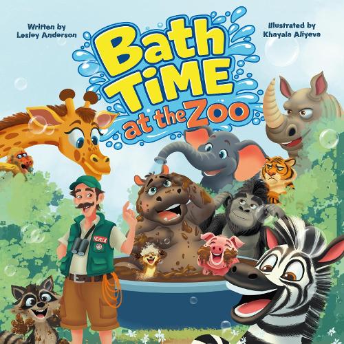 Бумажная книга «Bath Time at the Zoo», автор Лесли Андерсон - фото №1