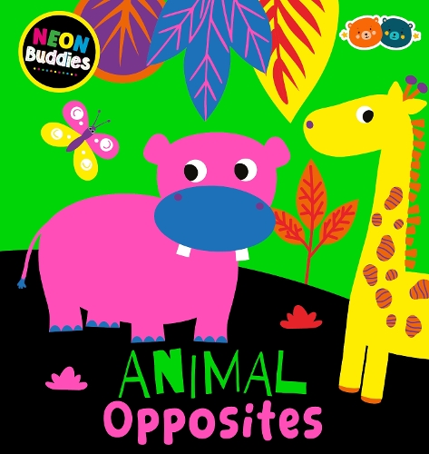 Бумажная книга «Neon Buddies - Animal Opposites» - фото №1