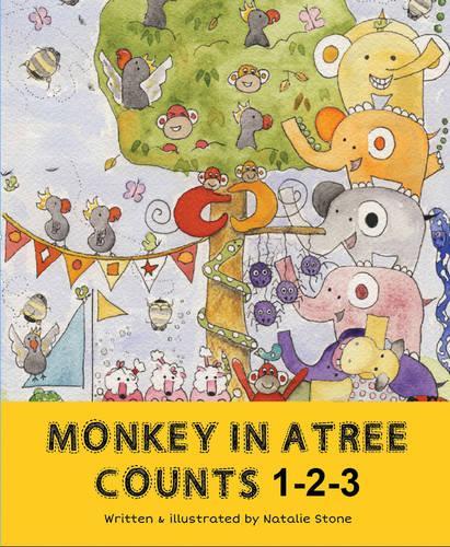 Паперова книга «Monkey in a Tree Counts 1 2 3», автор Наталі Стоун - фото №1