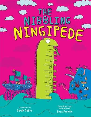 Паперова книга «The Nibbling Ningipede», авторів Лука Френч, Сара Дабро - фото №1