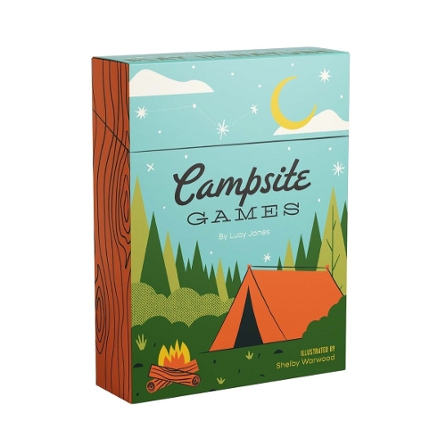 Бумажная книга «Campsite Games: 50 fun games to play in nature», авторов Люси Джонс, Шелби Уорвуд - фото №1