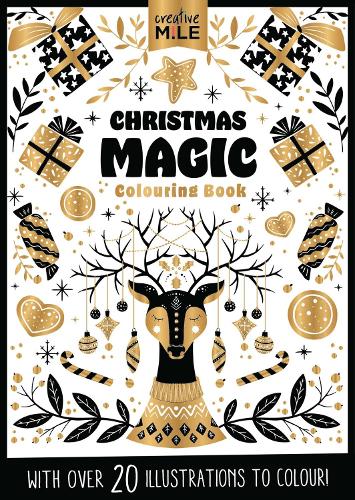Паперова книга «Christmas Magic Colouring Book», автор Creative Mile - фото №1